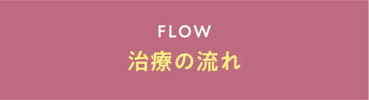 FLOW 治療の流れ